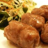 甘辛たれ☆高野豆腐の豚肉巻き